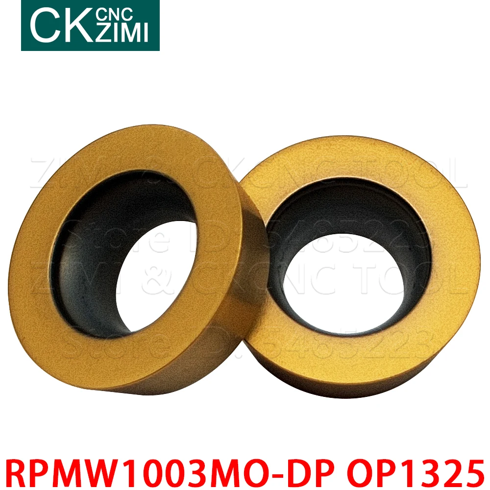 10P RPMW1003MO-DP OP1325 RPMW 1003MO DP كربيد إدراج طحن إدراج أدوات أدوات مخرطة معدنية باستخدام الحاسب الآلي قاطعة المطحنة إدراج