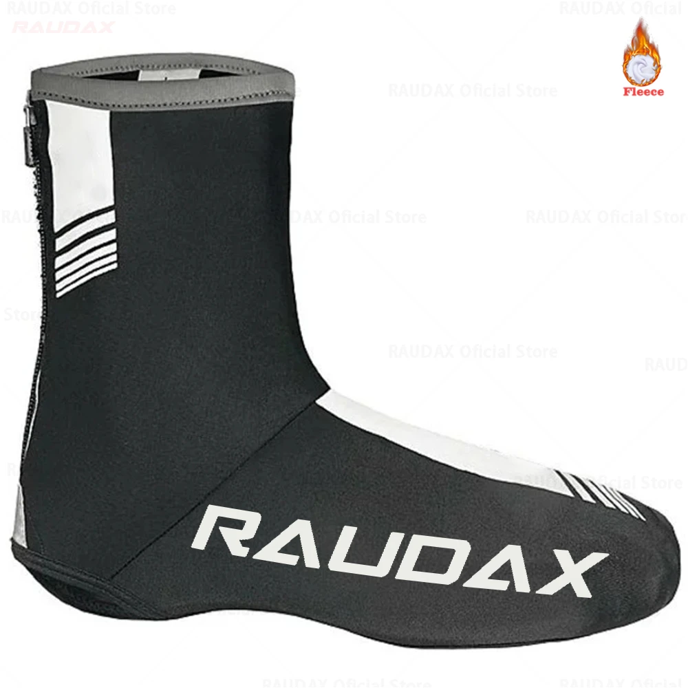 2024 Raudax Unisex Winter Cycling Shoe Cover Thermal Cycling Cover Outdoor MTB Bike Bicycle Overshoes Cubrezapatillas ciclismo`