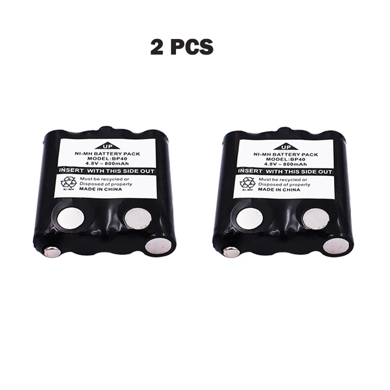 Sundely 2 Packs Batterie 800mAh Ni-MH Compatible Motorola TLKR T3 T4 T5 T6 T7 T8 T9 - Remplacement Parfait