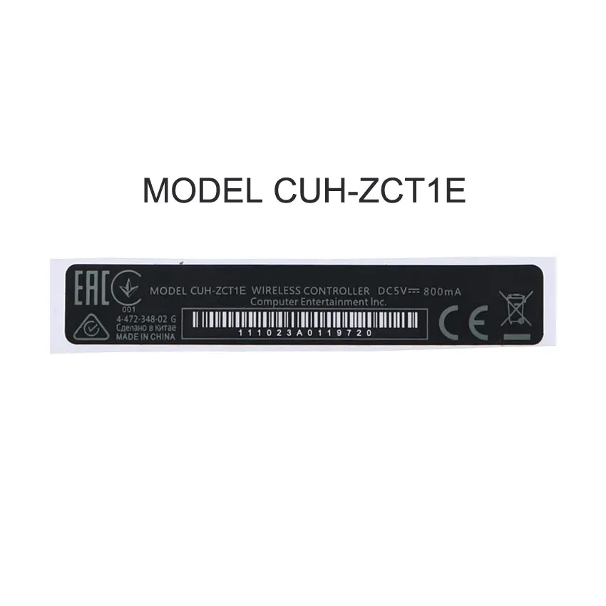 YuXi Segel Stiker Label Belakang Cangkang Pelindung Casing Rumah untuk PS4 Slim Pro Controller untuk PlayStation 4