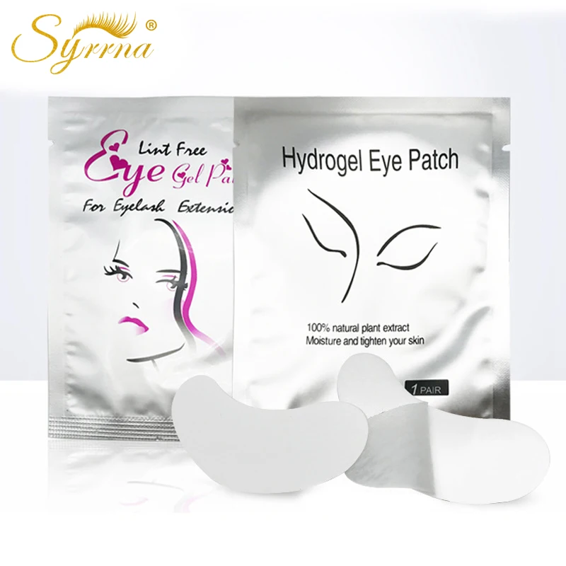 50 pairs Eyelash Pad Gel Patch Grafting Eyelashes Tips Under Eye Eyelash Extension Paper Patches Lash Extensions Makeup Tool