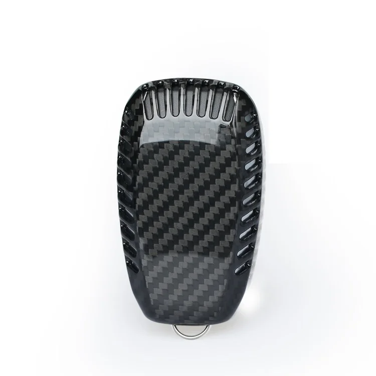 Carbon Fiber Car Key Case Cover Skin For Subaru Legacy Impreza Forester XV Trezia BRZ WRX Levorg outback keyless entry protector