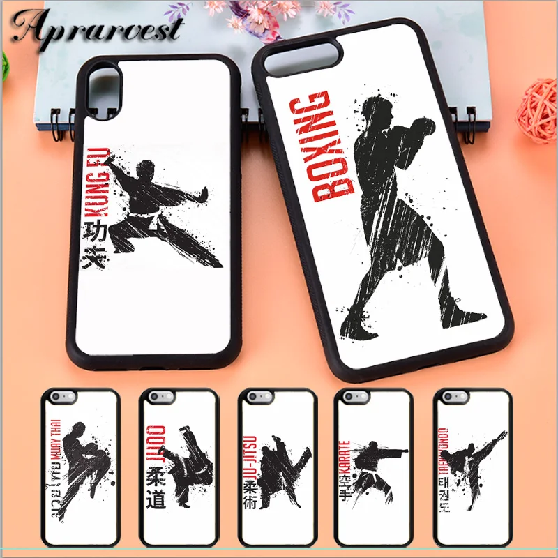 Aprarvest Judo Jiu Jitsu Boxing Kung Fu Martial Phone Case Cover For iPhone 5 5S SE 6 6S 7 8 PLUS X XS XR MAX 11 PRO