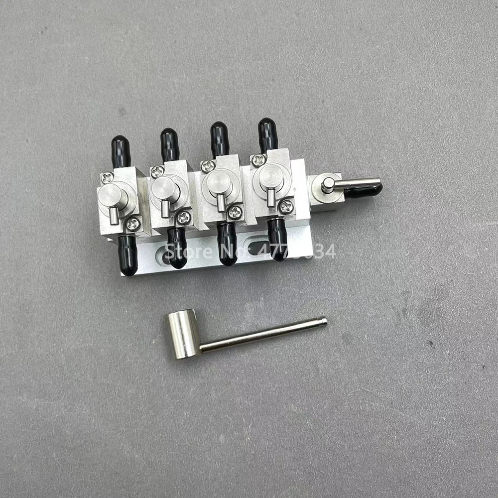 1PC Printhead metal cleaning valve 4 bit 6 bit 8 bit 3 way manual ink valve for Gongzheng Infinity JHF Icontect Phateon printer