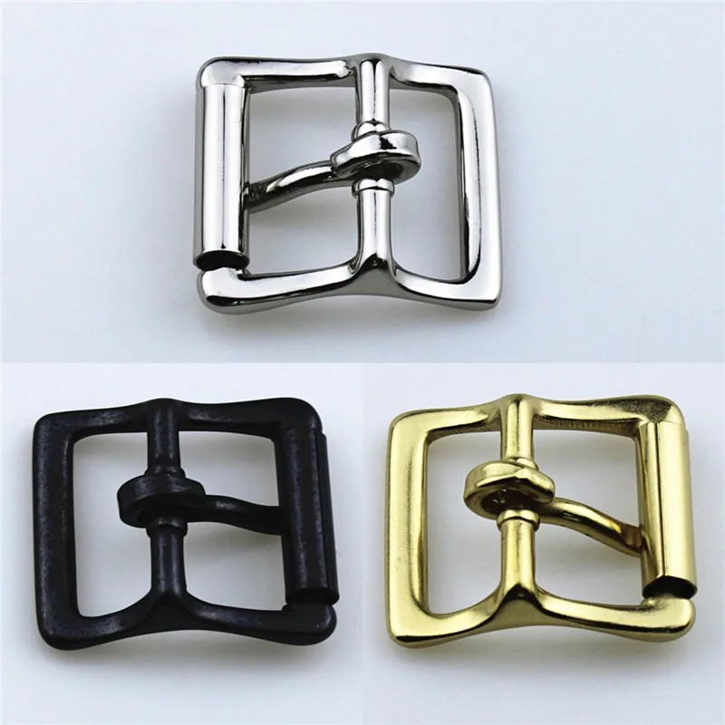 Metal Buckle Center Bar Roller Buckle Black Color Brass Color Nickel Plated Finish 19mm, 25mm Bag Accessories