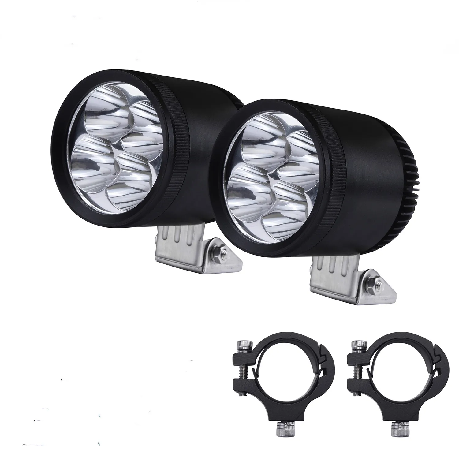 

LDDCZENGHUITEC U2 4LED Motorcycle Headlight 35W 9-32V Fog Spotlight Driving Light Lamp With Switch Accesories Scooter Lightin