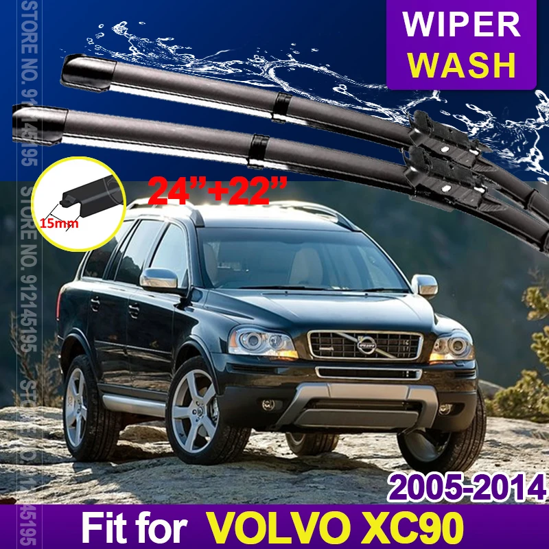 

Car Wiper Blades Front for Volvo XC90 MK1 2005~2014 Windscreen Windshield Wipers Car Accessories 2006 2007 2008 2009 2010 2011