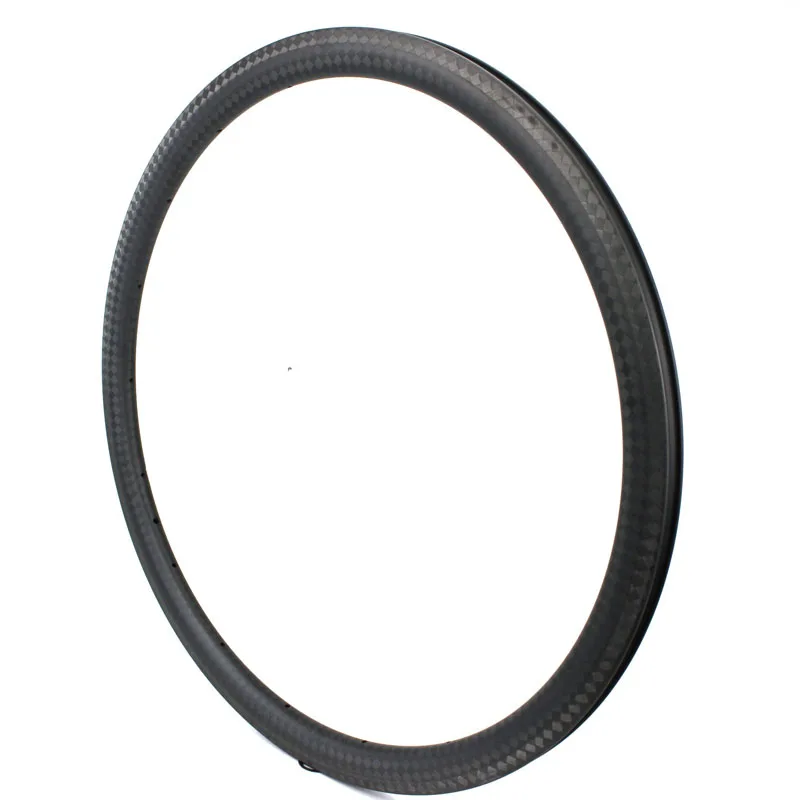 Carbon Fiber Cycle Rims 12K Finish 38mm Depth 25mm/27mm Width Road Rims 700c Bicycle Rim For 18/20/21/24 Hole