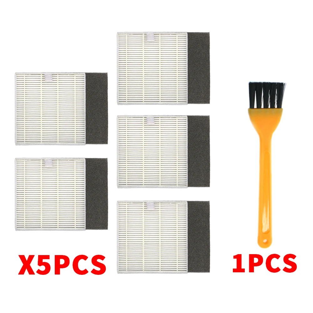 Robot Hút Bụi HEPA Lọc Bàn Chải Cạnh Bên Cây Lau Nhà Dùng Cho Ilife V8 V8s X750 A7 X800 X785 V80 Robot Máy Hút Bụi phần Phụ Kiện