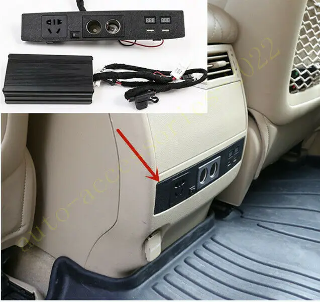 Fit For Toyota Land Cruiser LC200 2008-2021  Console Back-end Conversion Lighter Car Accessories