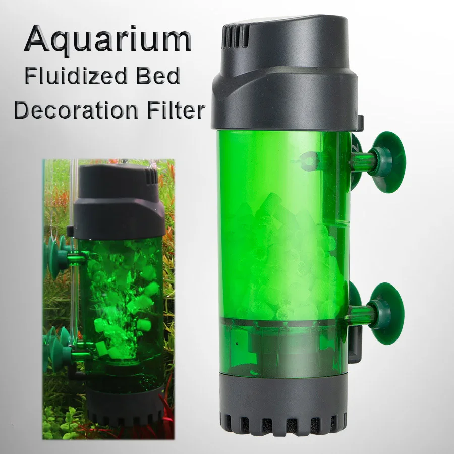 Aquarium Filter Fluidized Bed Air Oxygen Pump Maker Fish Tank Nitrifying Bacteria Decoration Device Air Bubble Stone Accessories