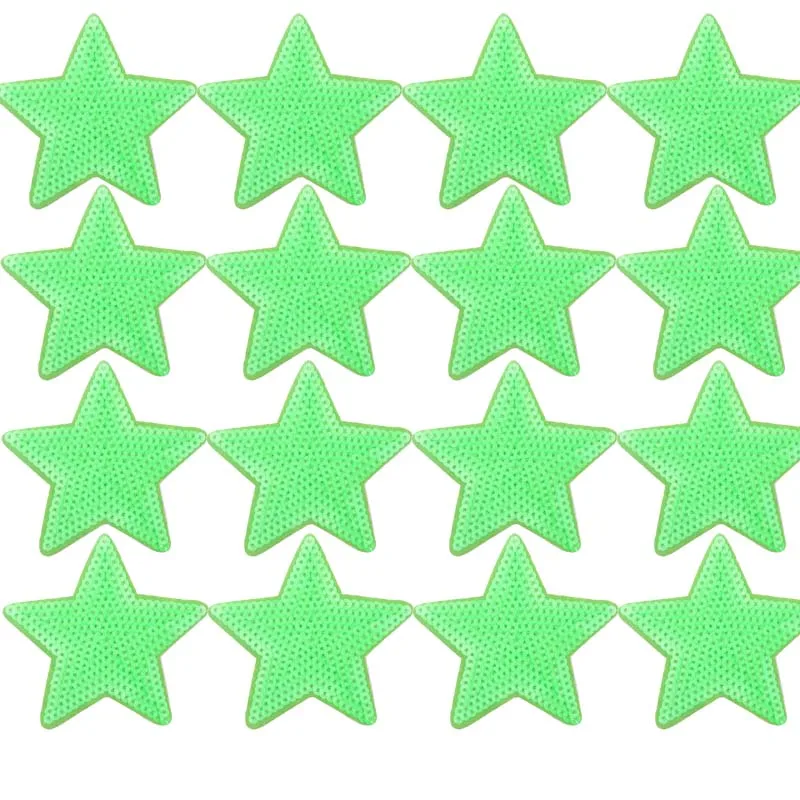 16 Style 10PCS Wholesale Sequins Star Patches On Clothes Cartoon Applique Iron On Embroidered Patches For Clothing Stickers DIY