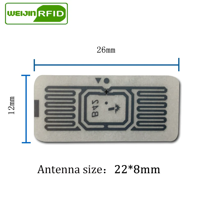 UHF RFID tag sticker Impinj B42 wet inlay 915mhz 900 868mhz 860-960MHZ  EPCC1G2 6C smart adhesive passive RFID tags label