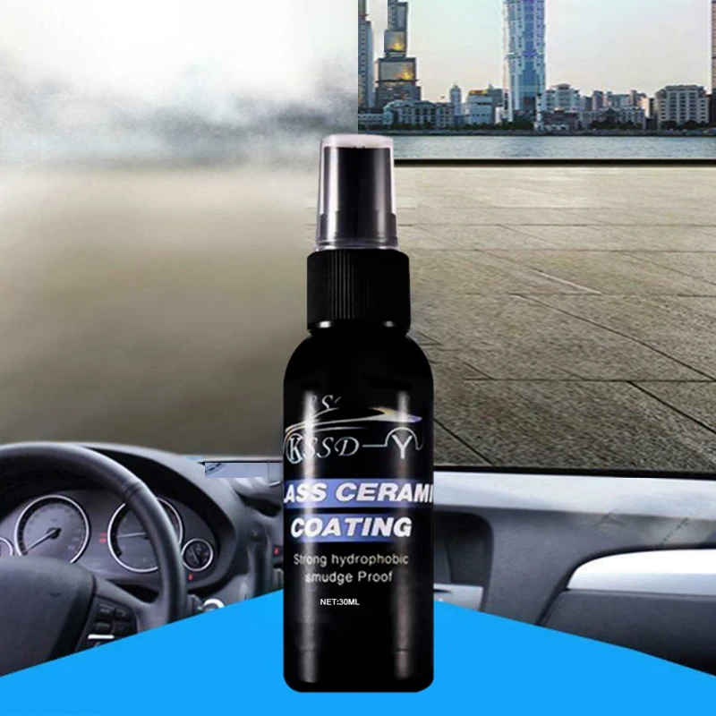 1~10PCS Hot Sale 30/50ml Auto Windshield Waterproof Rainproof Anti-fog Agent Car Glass Hydrophobic Nano Coating Spray TSLM