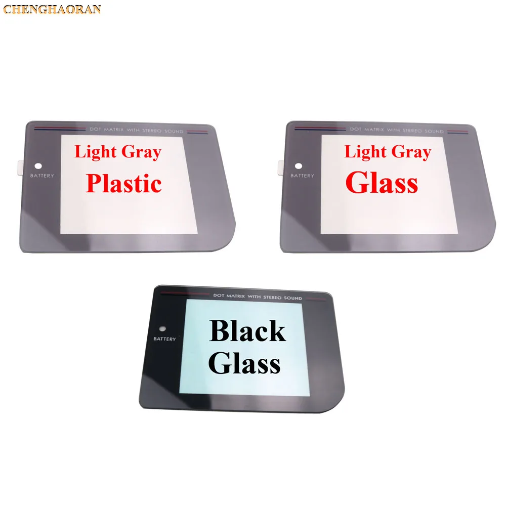 ChengHaoRan 20PCS Plastic & Glass Protective Screen Lens for Gameboy Classic GB DMG-01 Lens Protector 20pcs/lot