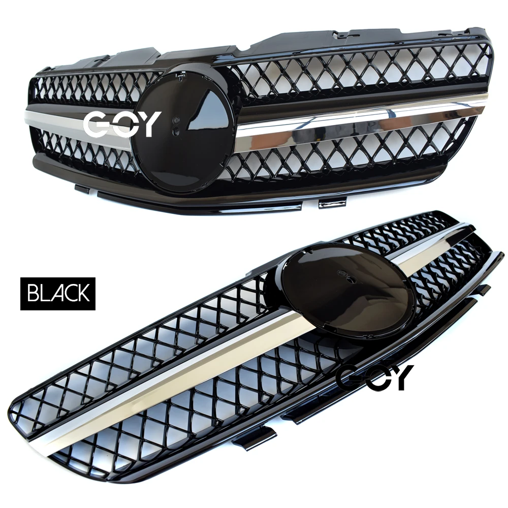 SL65-AMG-style Front Bumper Grill For Mercedes SL Class R230 SL350 SL500 SL600 SL55 SL65 AMG