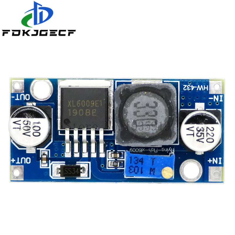 

100PCS XL6009 DC-DC Booster module Power supply module output is adjustable Super LM2577 step-up module