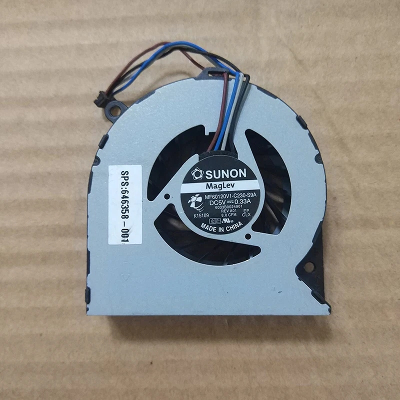 

New For HP 646285-001 646358-001 646357-001 UDQFRJA01D1N MF60120V1-C230-S9A 6033B0024901 CPU Fan