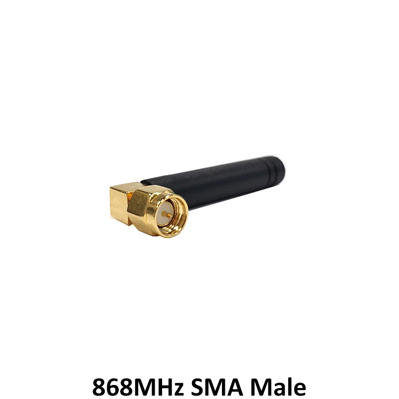 GSM Lorawan antena do receptor de sinal, 868mhz, 3dbi sma macho, 915mhz, 5cm, pbx, módulo iot, 1 2 5pcs