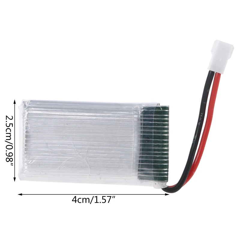 2024 New 3.7V 800mAh Lipo Battery, 802540 Rechargeable Lithium Battery for SYMA X5C X5C-1 X5 X5SC X5SW M68 K60 HQ-905 CX30 RC