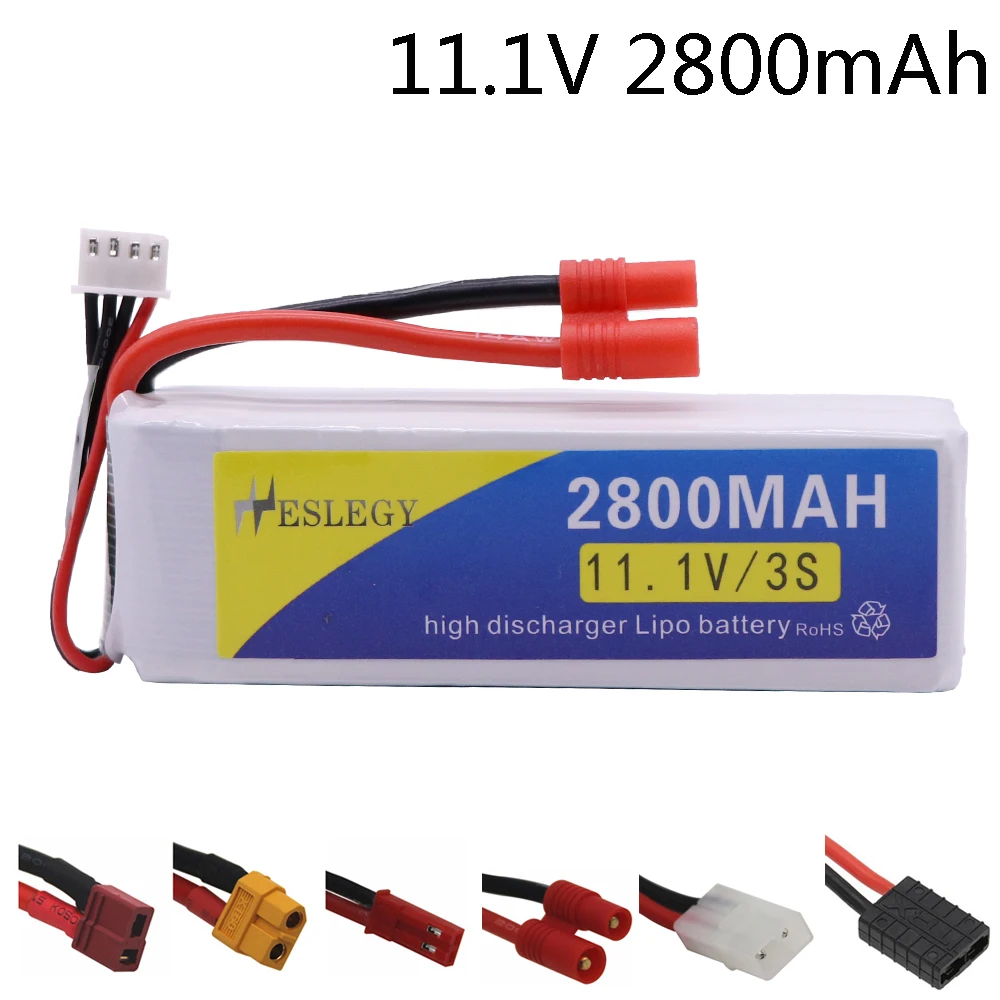 

3S 11.1V 2800mah lipo battery For BAYANGTOYS XK X350-015 X16 X21 X22 Battery RC toys Drone Accessories RC Quadcopter Spare Parts