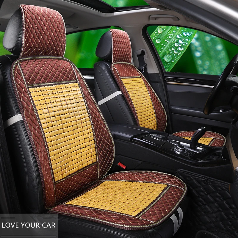 Car seat summer cooler mat bamboo mat single piece summer breathable truck seat mat car mat with bamboo bamboo car mat