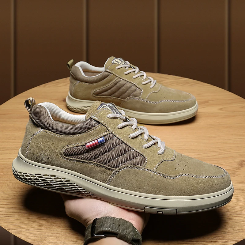 Men Shoes Fashion Mesh Loafers Breathable Summer Lace Up Non-slip Comfortable Casual Outdoor Sneakers Zapatos Hombre Manlootai