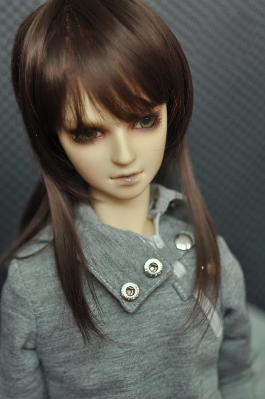 M1028 handgemaakte speelgoed 1/3 1/4 oom poppenkleertjes BJD/SD pop rekwisieten Accessoires kleding diagonale rits lange mouwen 1pcs