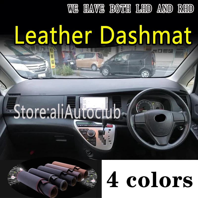 For Toyota Isis Platana Leather Dashmat Dashboard Cover Dash Mat Sunshade Carpet custom Car Styling auto accessories