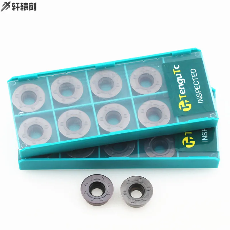 10PCS RDMT1605 MO MQ MOT PM TT9030 Milling Blade Carbide Cutting Lathe Tool