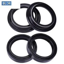 Front Fork Oil Seal Dust Seal For Honda NTV650 REVERE NX650 DOMINATOR NT650 NT650V DEAUVILLE HAWK FX650 VIGOR NX NTV NT FX 650