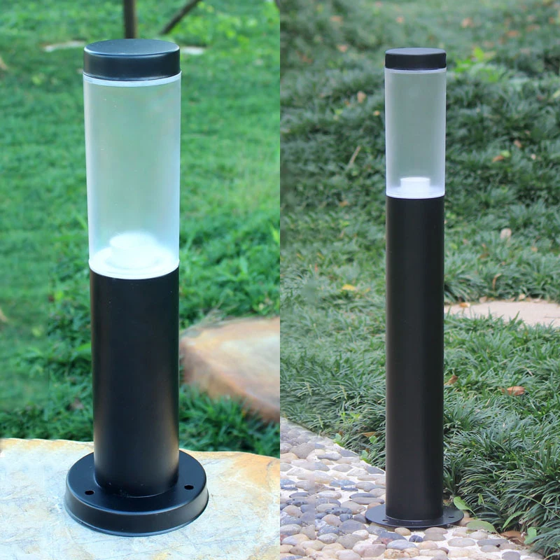 Imagem -04 - Lâmpada de Led à Prova Dágua Ip55 para Área Externa Lâmpada para Gramado 110v 220v em Aço Inoxidável Luzes de Jardim Quintal Lâmpada de Paisagem com Base E27