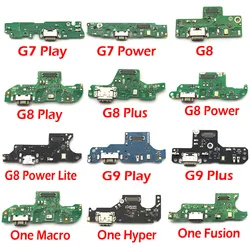 Dock Connector Charging Charger Port Board For Motorola Moto G5 G4 G6 G7 G8 G9 Play Plus One Macro Hyper Power USB Flex Cable