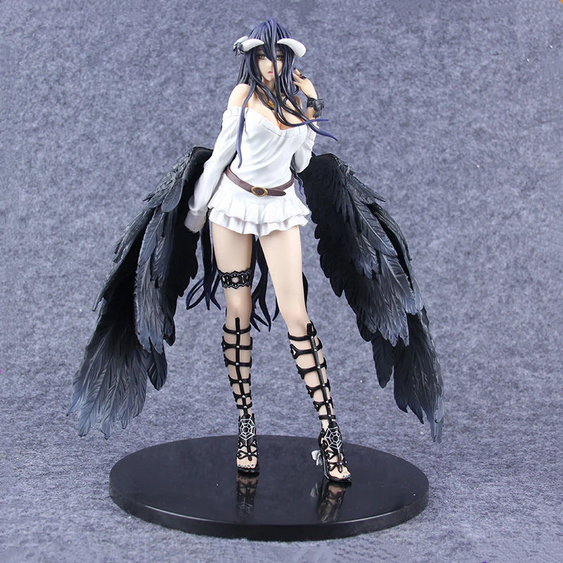 Overlord III Albedo Ver. Albedo figura de acción de Anime, juguete de muñeca de chica hermosa, modelo de colección, regalo de Navidad, PVC, 21 Cm