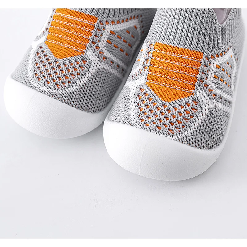 Spring Summer New Baby First Walker Breathable Mesh Infant Toddler Shoes Soft Bottom Kids Girls Boys Slip-On Casual Sneakers