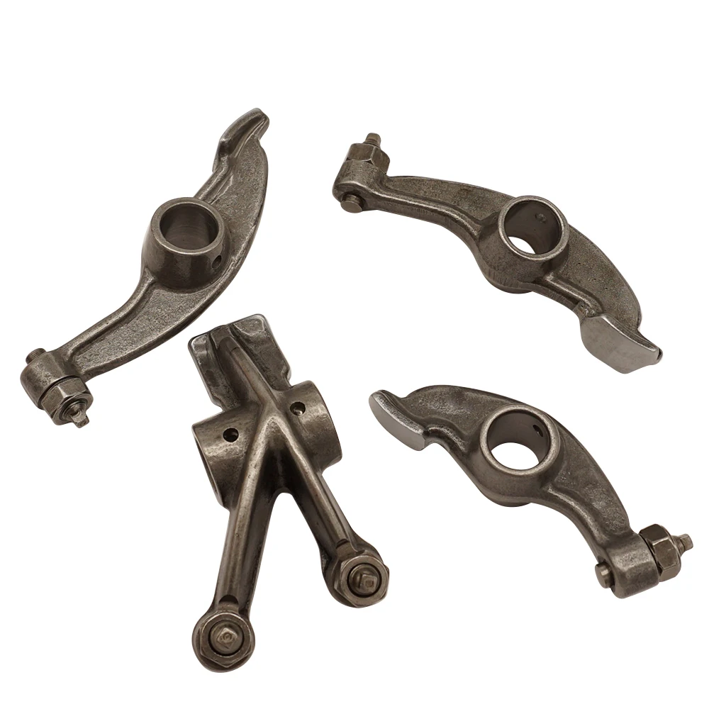 4 PCS Rocker Arm Kit for Yamaha Raptor 660R 660 YFM660R YFM 660R 2001-2005 Intake and Exhaust Engine Parts