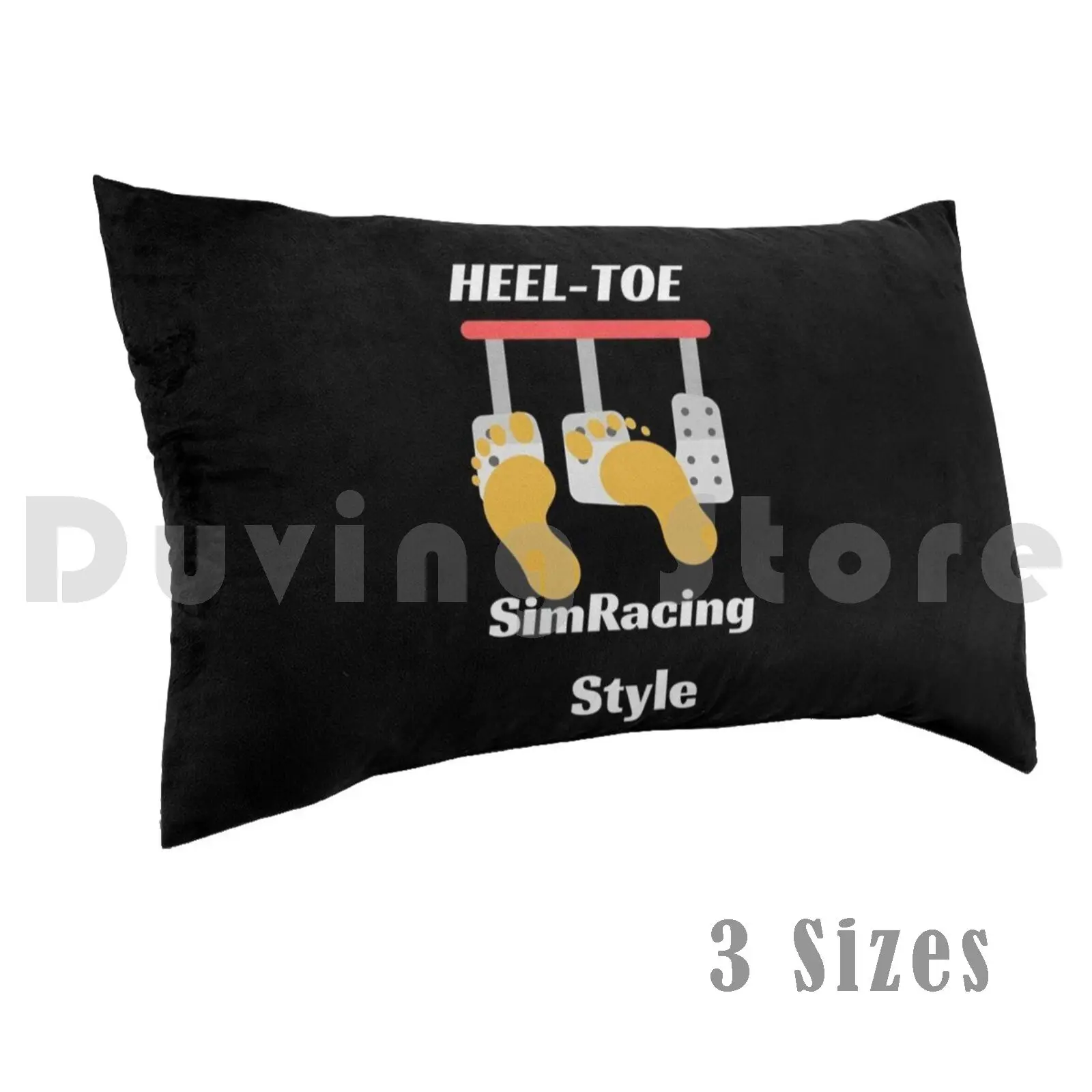 Heel-Toe-Heel Toe Sim Racing-Racing Pillow Case Printed 50x75 Sim Racing Racing Simracing Cars Car