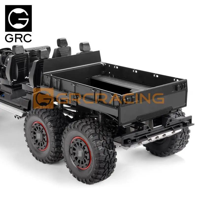 Compartimento traseiro da cauda do caminhão do transporte da cubeta de grc para traxxas 1/10 trx6 g63 88096-4 acessórios da elevação do carro da