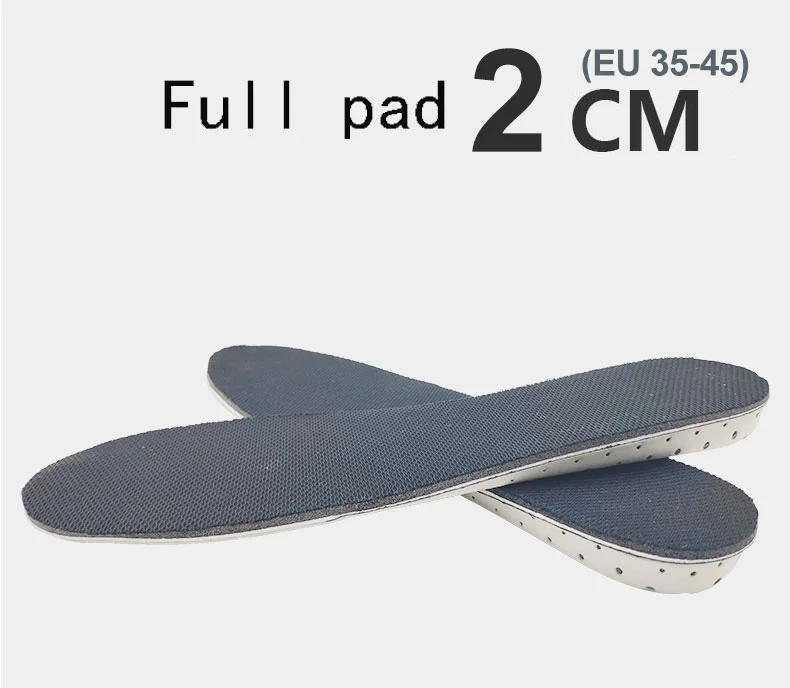 Einlegesohle zur Erhöhung der Höhe, 1 Paar, hart, atmungsaktiv, Memory-Schaum, Fersenhebeinsätze, Schuhheber, Schuhpolster, Aufzugs-Einlegesohlen für Unisex – Detail 11