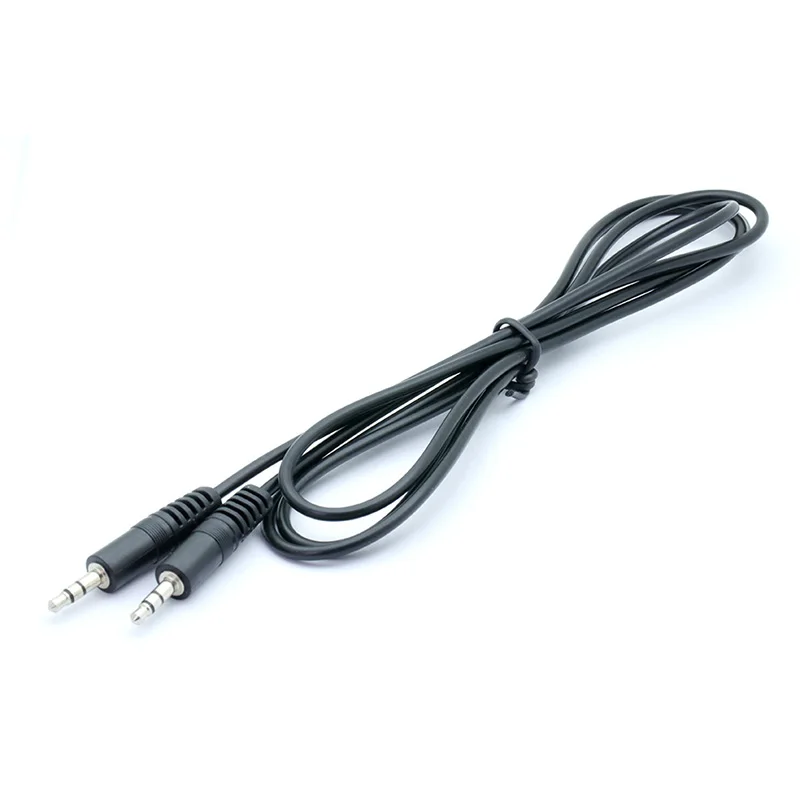 1pc Mini 150cm/100cm short Jack3.5mm Male to Male car Aux Auxiliary Stereo Jack Audio Cable Cord3.5mm to 3.5mm for phone&speaker