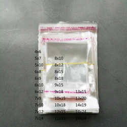 10000pcs Cello Bags Self Sealing Clear Transparent Opp Bags Self Adhesive Small Plastic Bag for Jewelry Pouch Gifts Packing Bag