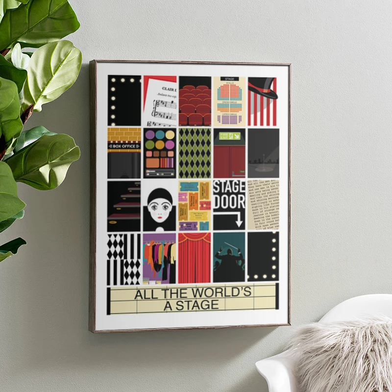 Modern Abstract Painting Northern Soul Canvas Poster and Print Wall Art Pictures for Living Room Home Decor