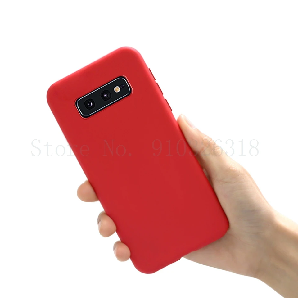 For Samsung Galaxy S10e Case  Silky and Soft Touch Premium Soft Silicone Phone Case For Galaxy S10E S10 E SM-G970F/DS  5.8\