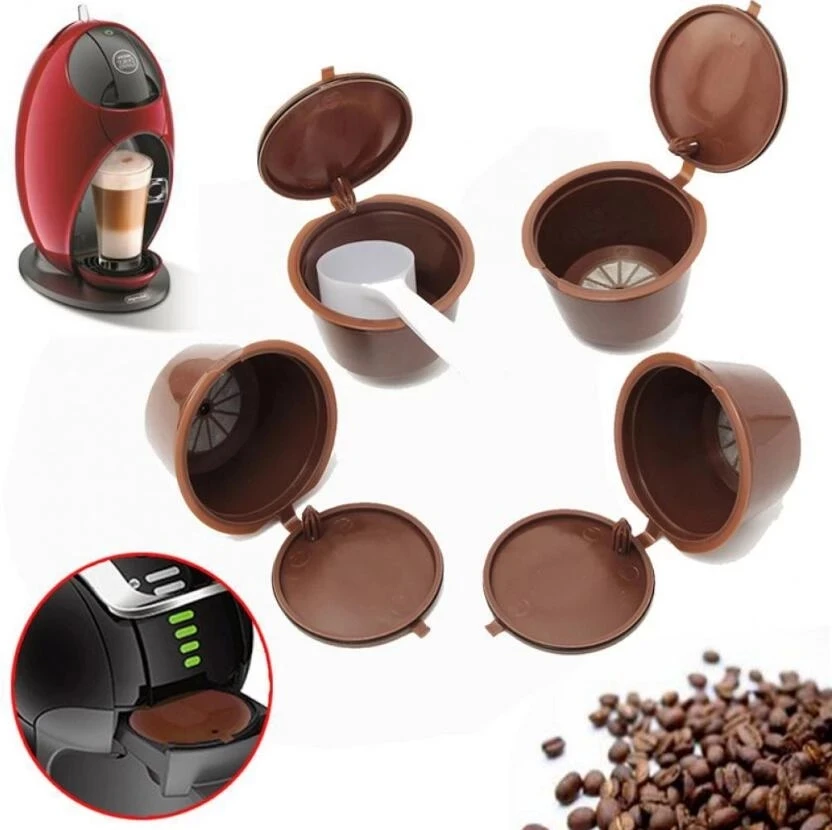 1Pcs Koffie Machine Herbruikbare Capsule Koffie Cup Filter Voor Nescafe Hervulbare Koffie Bekerhouder Pod Zeef Voor Dolce Gusto