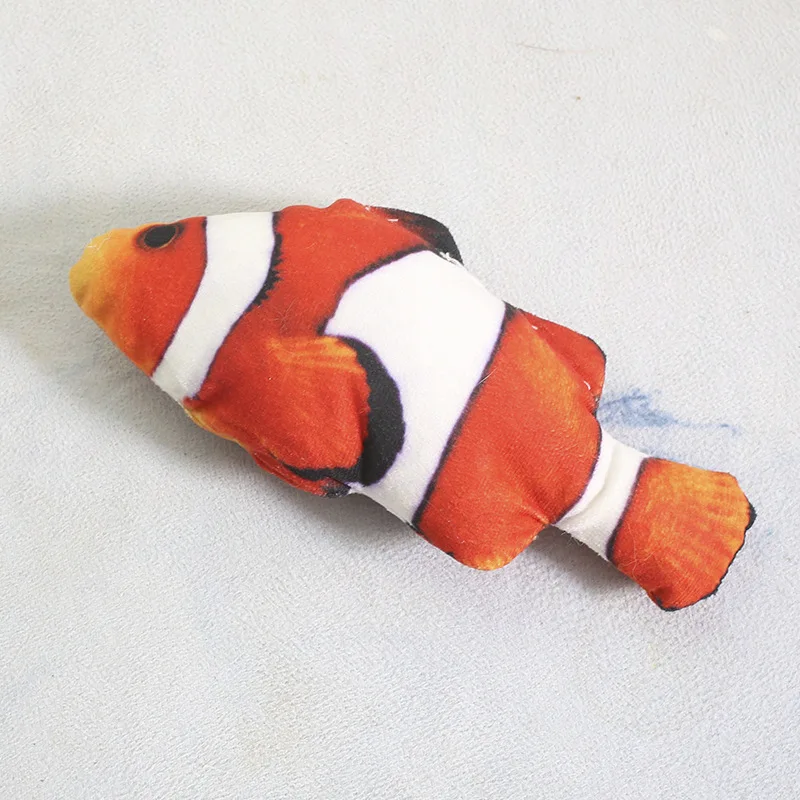 30cm Plush Interactive  - Fish Kicker Toy for Cats Kitten Kitty