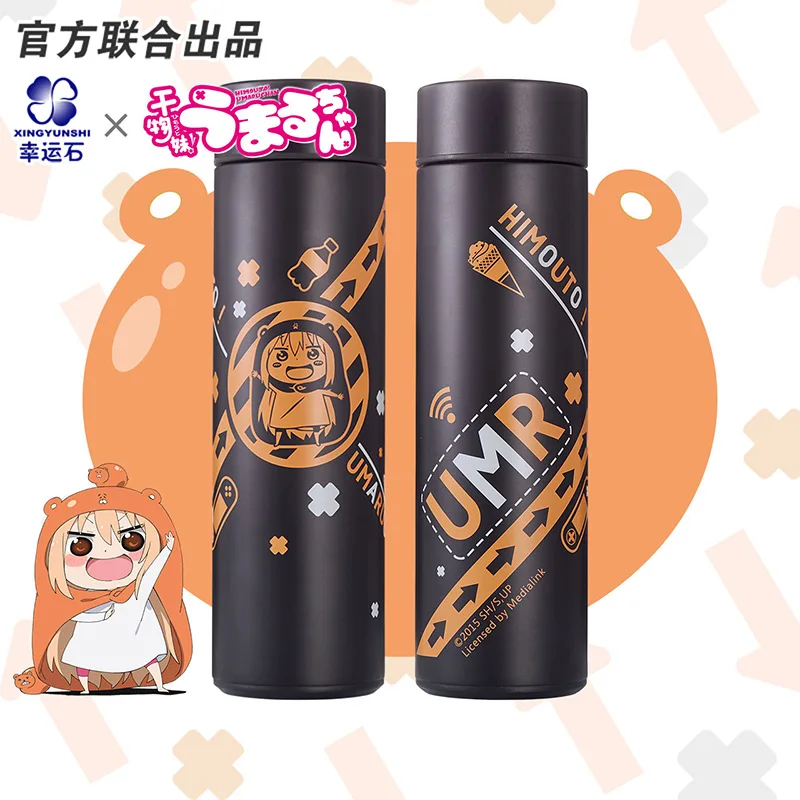 UMARU CHAN Thermos Steel Water Bottle LED Display Temperature Sensing Cup Manga Role Umaru-chan Gift