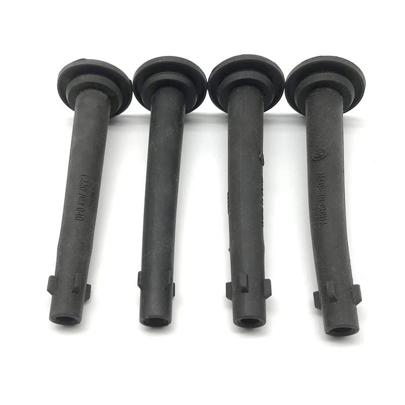 4PCS 22448-ED800 Car Accessories Ignition Coil Rubber Boots For Nissan Sentra 2.0L N issan Tiida BOSCH With Spring R26003