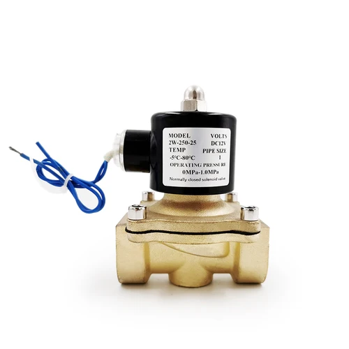 Imagen 2 del producto Válvula Solenoide eléctrica de 1/2 "", 3/4"", 1 "", DN15, DN20, DN25, N/C, válvula neumática para agua, aceite, aire, 220V CA