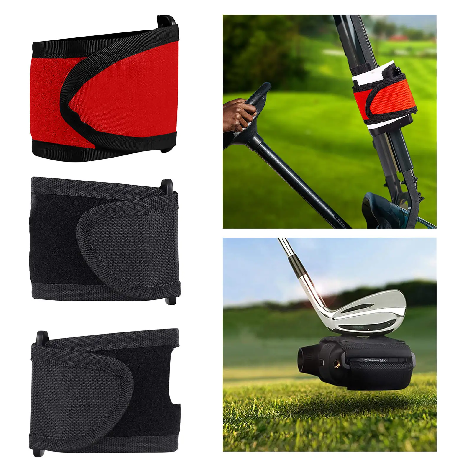 Golf Rangefinder Strap Magnetic Case Easily Access Holder for Railing Golf Lover