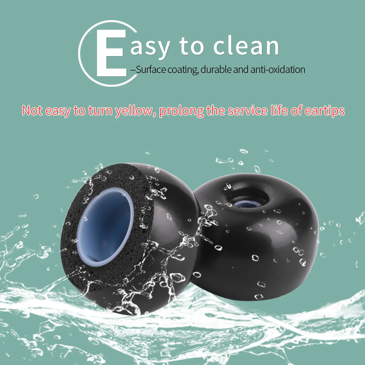 رغوة الذاكرة الأذن نصائح ل Anker Soundcire الحرية الهواء 2 برو TWS سماعات الأذن لسوني WF-1000XM4 سماعات الأذن نصائح مكافحة زلة الحد من الضوضاء